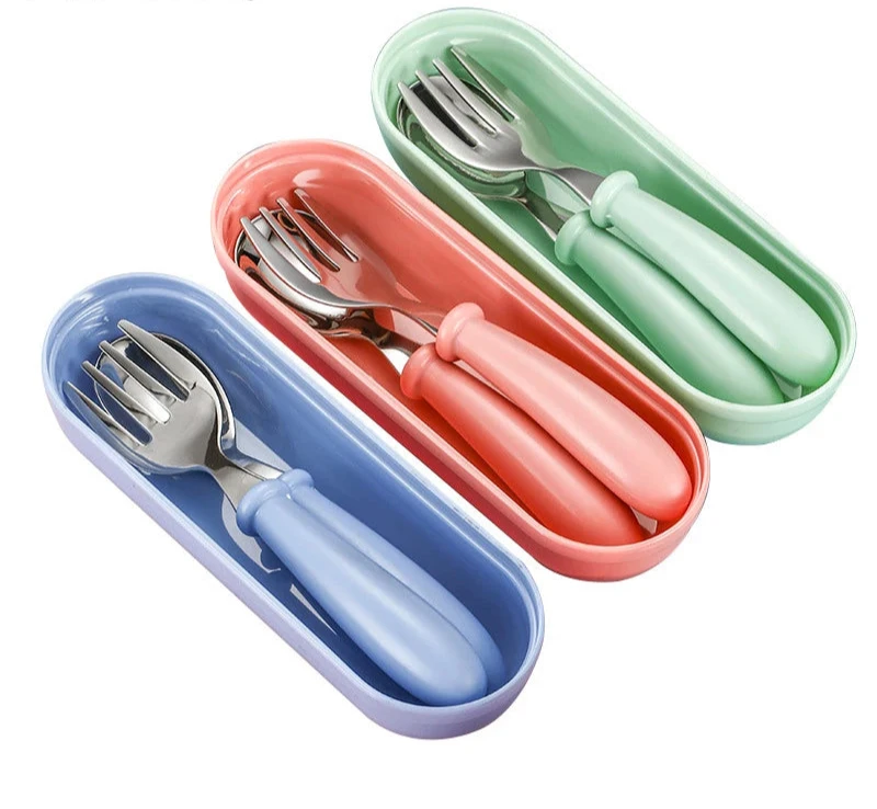 Set de Couverts pour enfants avec boîte de rangement